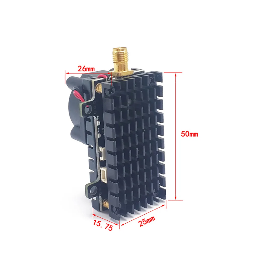 VTX FPV 5.8G 48CH 2W 2000mW avec ventilateur refroidissement RP-SMA
