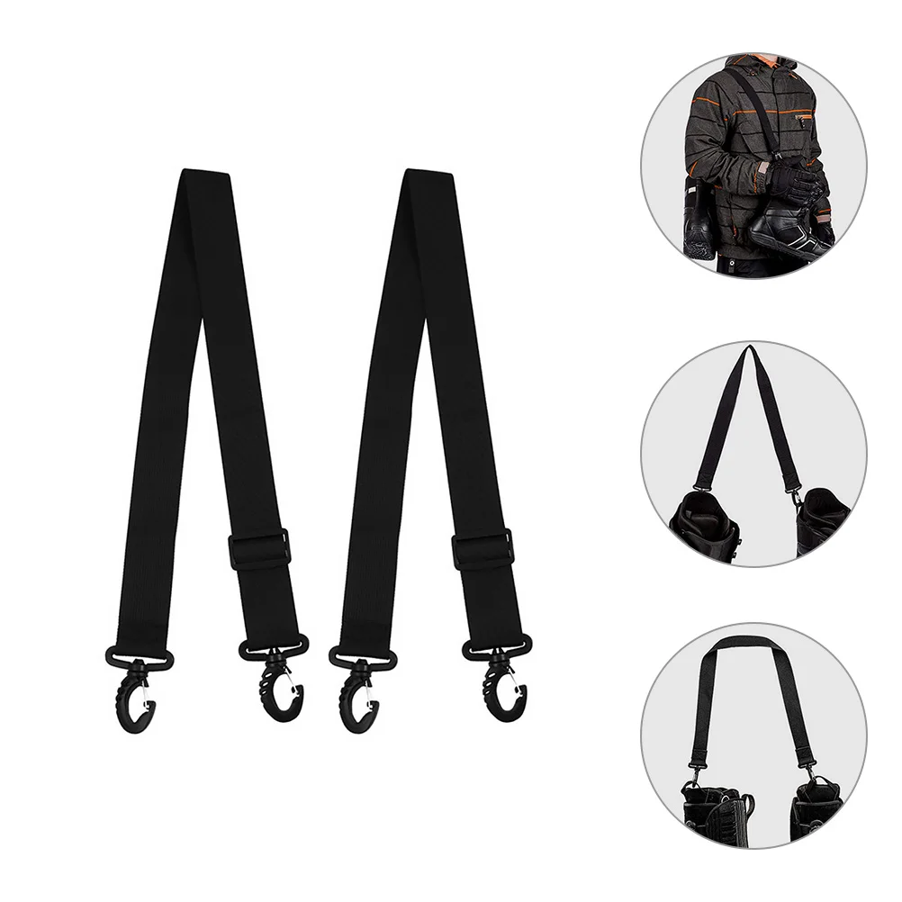 2 Pcs Ski Boot Straps Roller Skates Leash Boots Carrying Snowboard Accessories Ice Nylon Webbing Adjustable Carrier Child