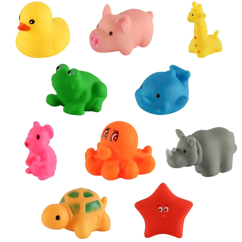 Pinch and call toys for children to take a shower, play with water, swim, and play with water