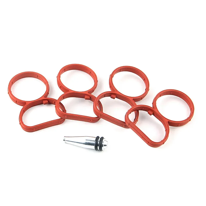 Intake Swirl Flap Delete Blank Plug Bung Metal Manifold Gaskets Removal Repair Kit for BMW N47 2.0 DISEL Engine