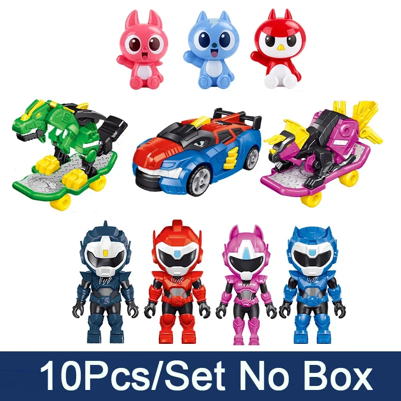 17Pcs/Set Mini Force Super Dino Power TYRAKA Car BOLT Dinosaur