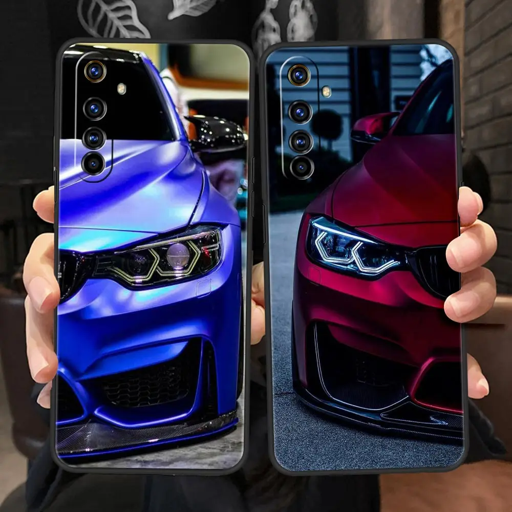 Blue Sports Car Design Phone Case, JDM Inspired - Premium Protective Cover