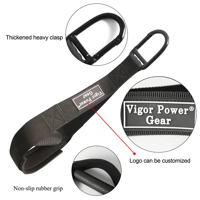 Multifunction Fitness Tricep Rope Cable Attachment Anti-slip Handles Grip Durable Nylon Strength Training Gantry Accessories 3