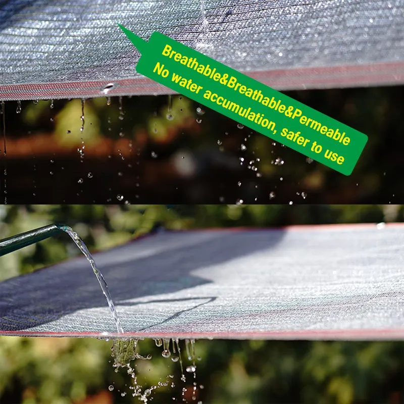 55 ~ 99% Schattierung Aluminium folie Sonnenschutz Netz Garten Sonnenschutz Segel Sichtschutz Zaun Mesh Garagen Markisen pflanzen Sonnenschutz – Detail 10