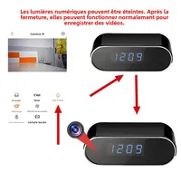Nouvelle Mini caméra WiFi 4KHD pour une clarté améliorée, Vision nocturne infrarouge, visualisation à distance, détection de mouvement, Mini caméra sans fil 3