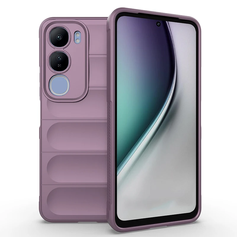 Enhanced Shockproof Rubber Silicone Protective Bumper Case for Vivo Y29 and Y19s (6.68 inch)