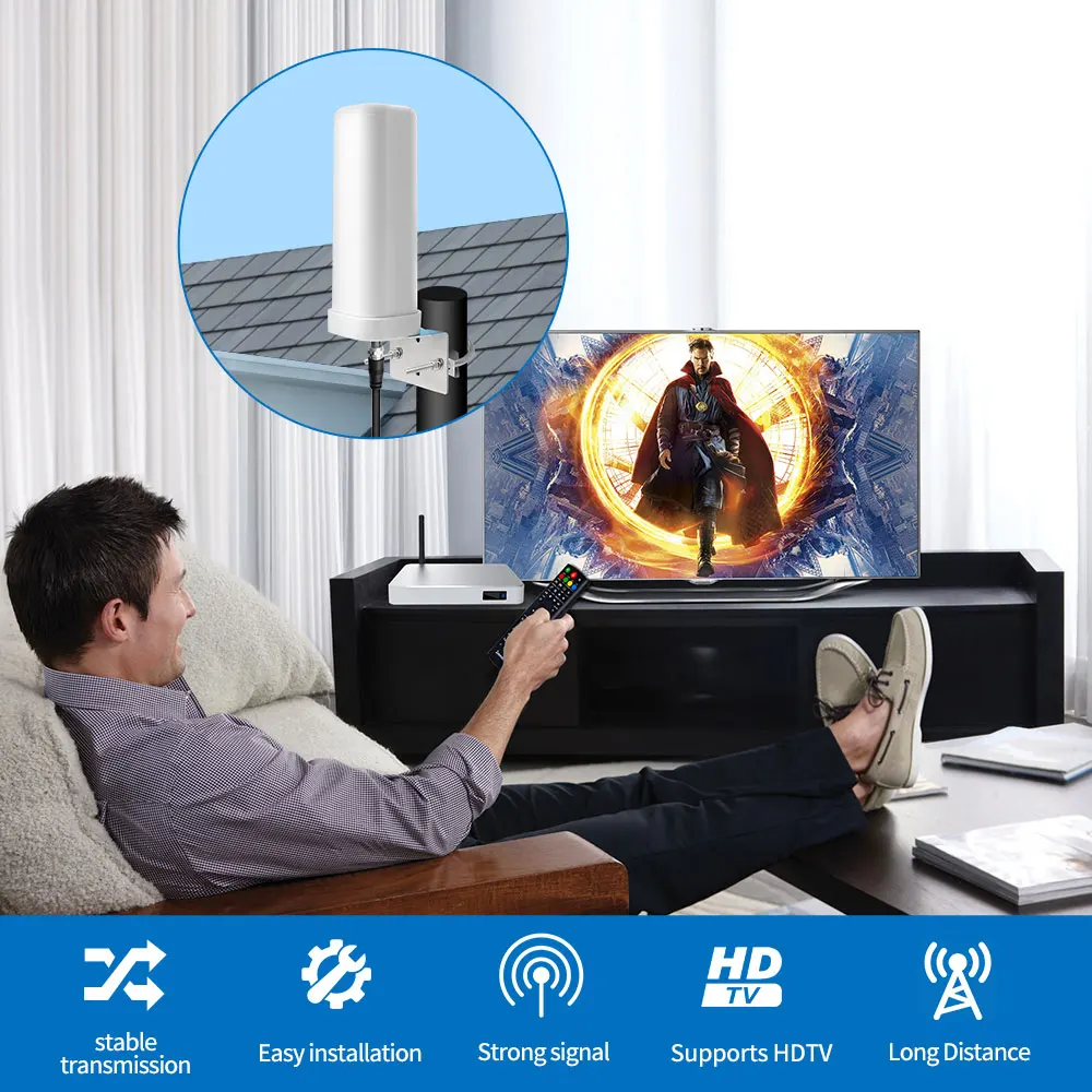 DTBM ATSC DVB-T DMB-T ISDB-T ߿ TV, 25dbi ׳, 50-80  ȣ ӱ
