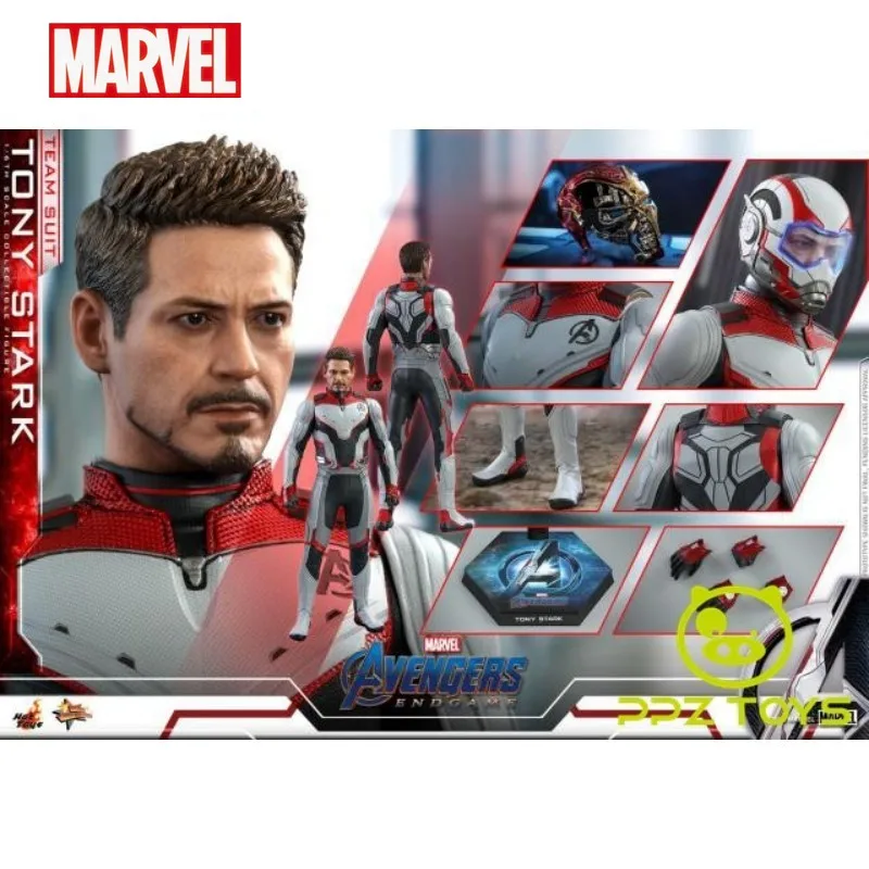 

New Original Hottoys Ht Mms537 1/6 Marvel Tony Stark Team Suit Avg4 Avengers: Endgame Iron Man Anime Action Toys Model Figures