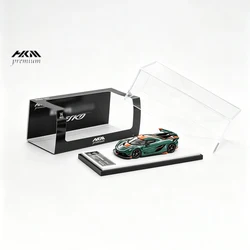 Exquisite 1:64 Veyron Ceramic Pattern Diecast Car Miniature Toy Collection ( Green Full Carbon)