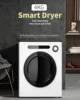 Portable Clothes Dryer, Front Load Compact Laundry Dryers with Exhaust Pipe, 850W, ABS Control Panel, 9lbs Compact Dryer 3