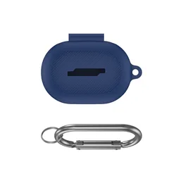 Silicone Shockproof Earbuds Protective Case Cover (Dark Blue)