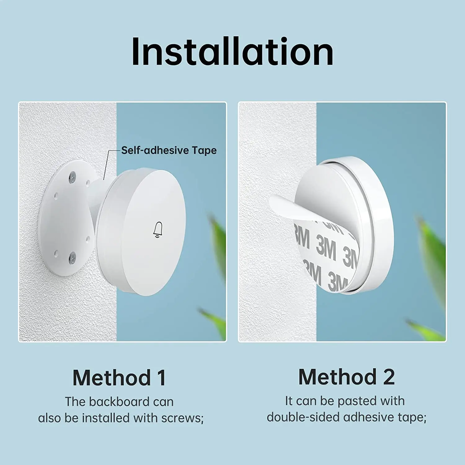 Generic Linptech Tuya Wifi SelfPowerGenerating Wireless Doorbell Work With Mihome App Smart