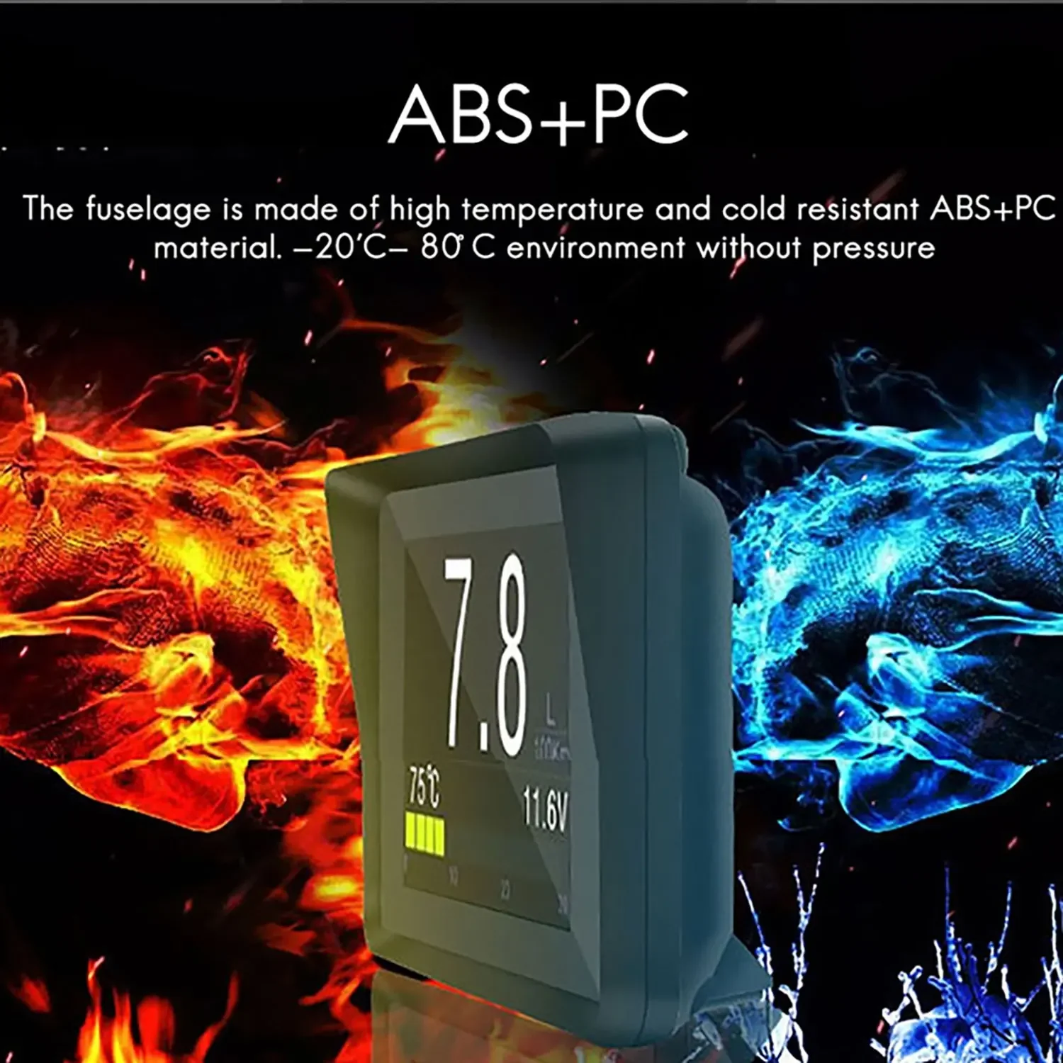 A203 OBD2 On-board Computer A203 Car Digital Computer Trip Display Speed Fuel Consumption Temperature Gauge OBD2 Scanner 3