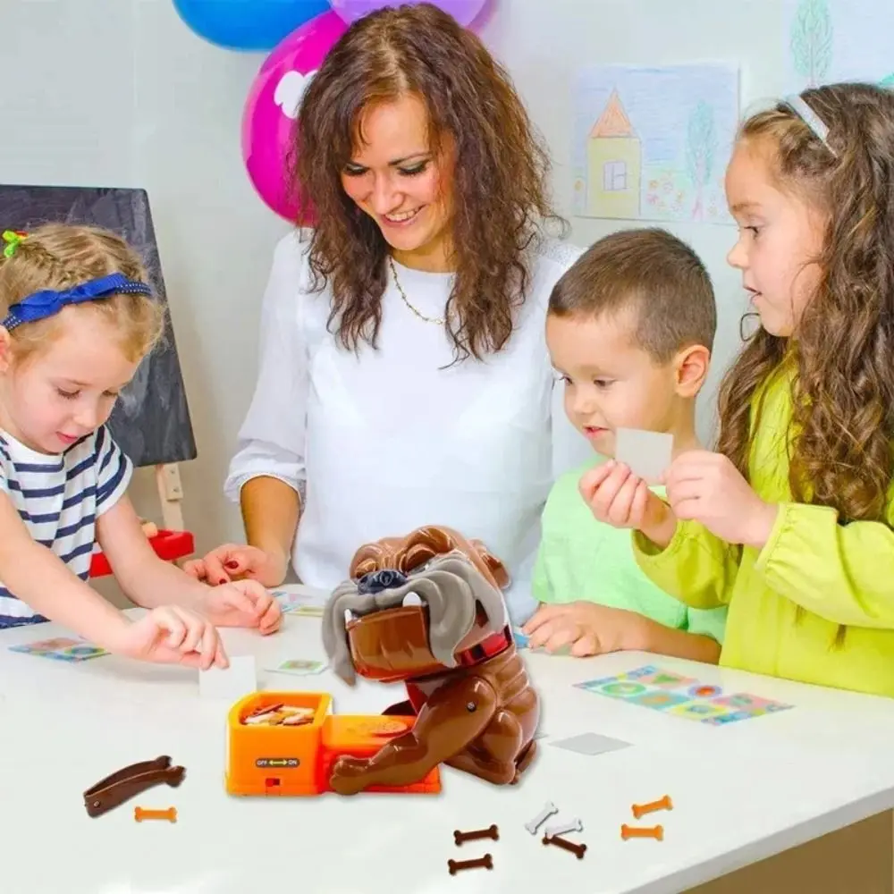 Plastics Flake Out Bad Dog Games Multifunctional Electric Dog Tabletop Game Craft Decor Collection Finger Bite Scary Game