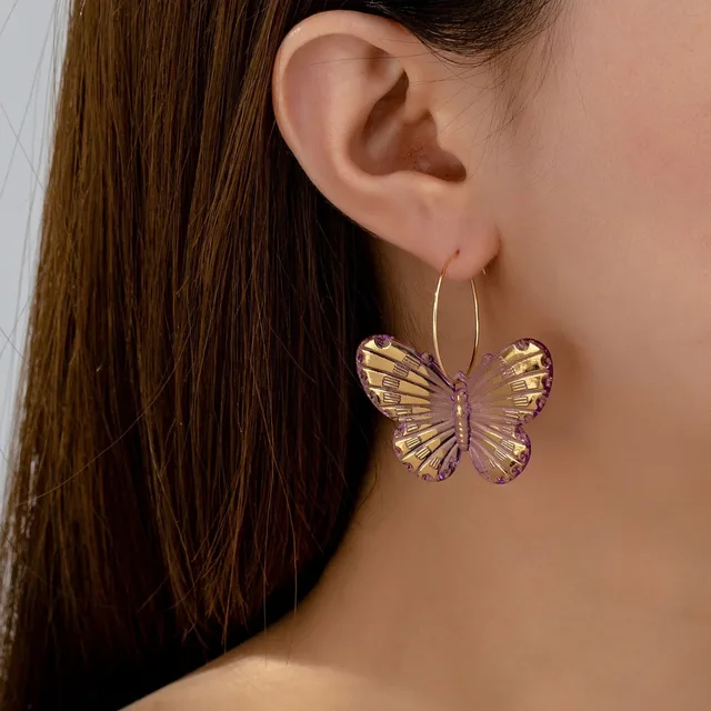 26323-cbac78.jpg Butterfly Colored Elegant Earrings Cute and Exquisite Accessories for Women