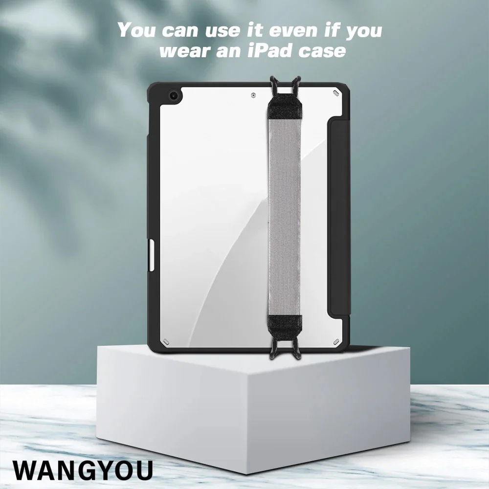 Tablet Stand Holder Hand Strap Leather Handle Grip Security Hand-Strap For IPad 9.7 10.5 Inch Generic IPad/Xiaomi/Samsung tablet stand tablet holder tablet hand strap