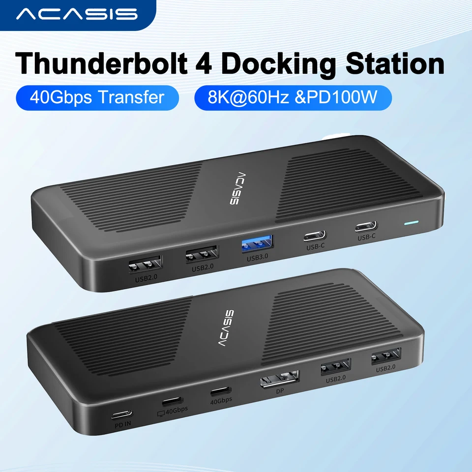 Thunderbolt 4 Dock Dual Monitor Docking Station SL-027