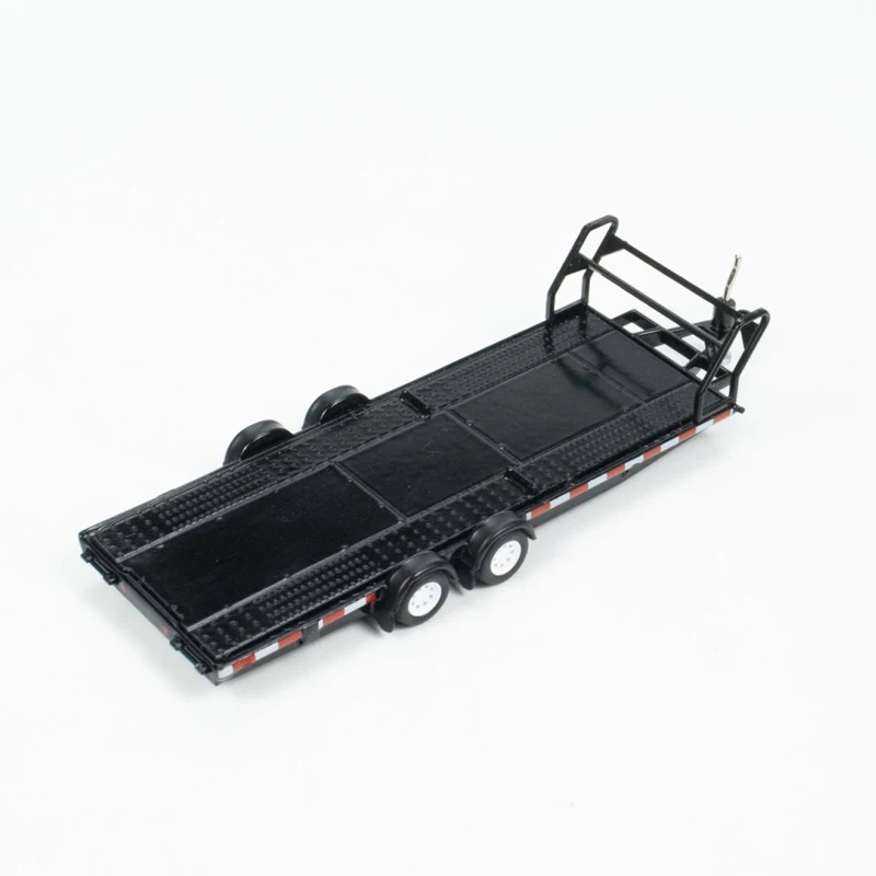 MINIGT 1:64 Car Hauler Trailer Type B Black Alloy trailer