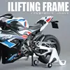 1/9 M1000RR S1000RR Alloy Racing Motorcycle Diecast Street Sports Motorcycle Model Simulation With Light Collection Kid Toy Gift 6