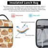 Capybara Cute Lunch Bag Office Lunch Box For Child Cute Designer Tote Food Bags Oxford Insulated Cooler Bag 4