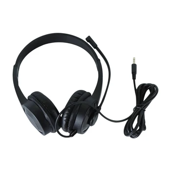 3.5MM Call Center Voce chiara Ufficio Scuola PC Gaming con microfono 1.5M Cuffie per computer cablate Controllo del volume Riduzione del rumore
