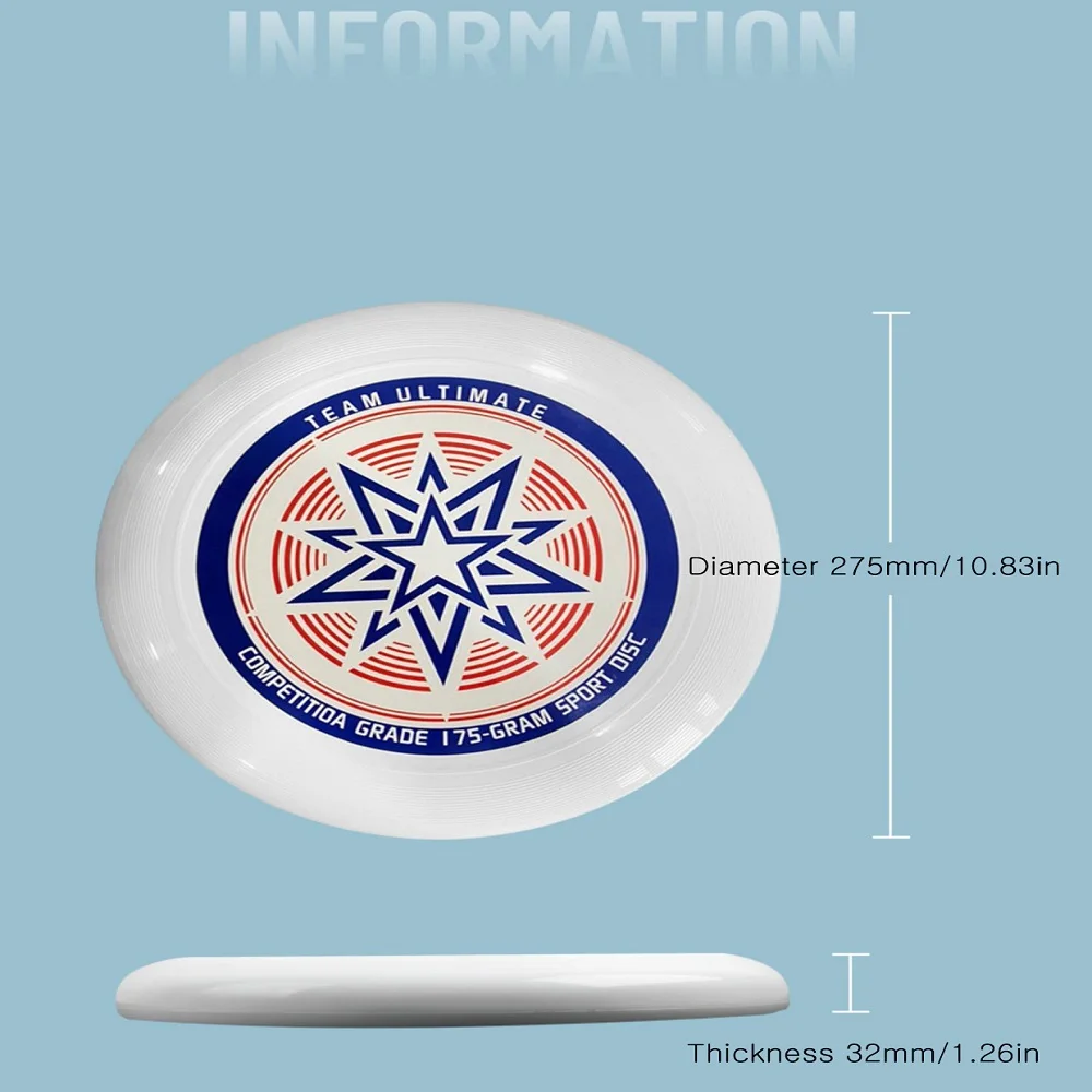 175g 275mm Professional Ultimate Flying Disc Adult Outdoor Leisure Toy Saucer Game Flying Disk Competition Sports Equipment flying disc