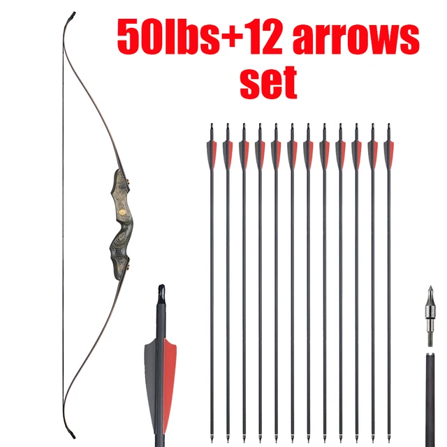 50lbs bow red black