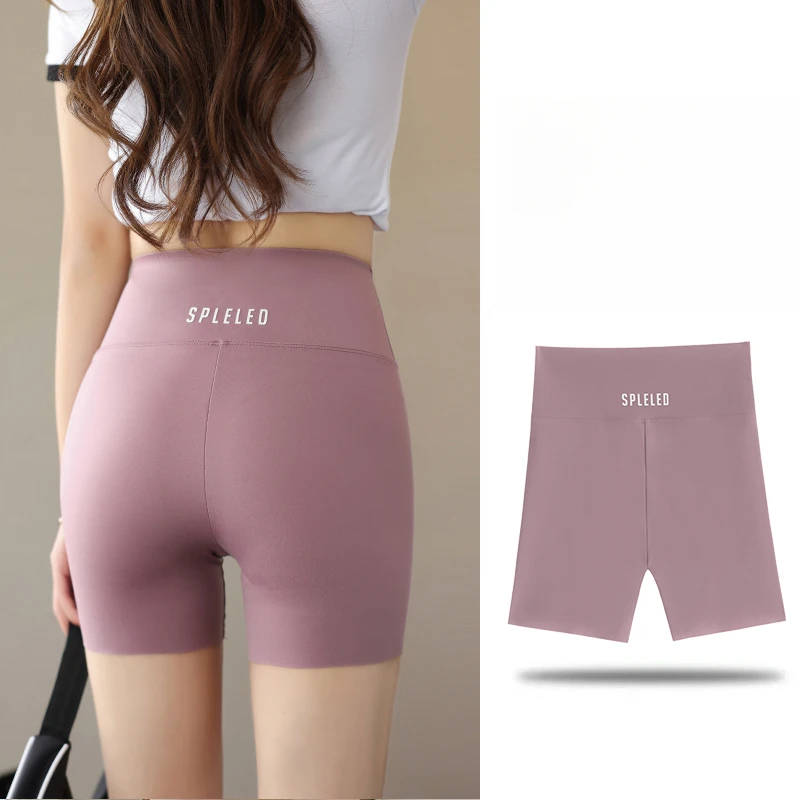 Shark Pants Women's Outer Wear Summer Thin Safety Pants Anti-light High Waist Abdomen and Hip Lift Barbie Yoga Leggings Shorts -