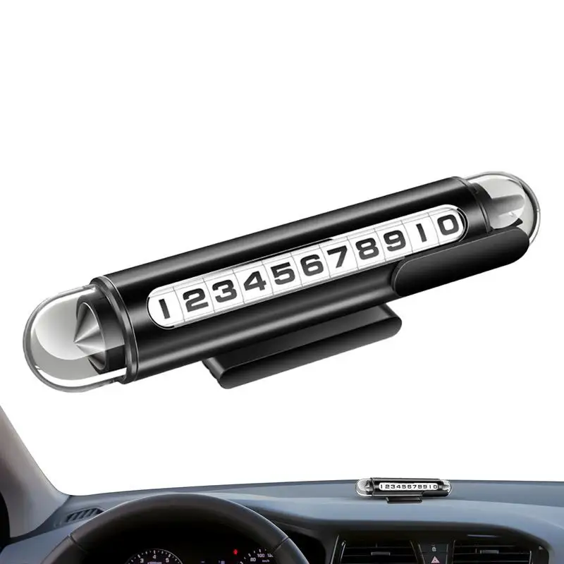 

Парковочная карточка с номером телефона