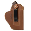 Tactical PU Leather Holster for Concealed Carry Airsoft IWB Gun Holsters for Glock 17 19 43/ Sig P365/ PX4 M9 9mm for Hunting 4