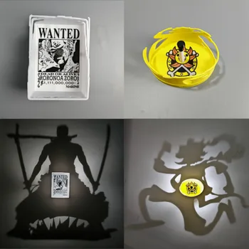 One Piece lampada da Parete con ombra Zoro e Rufy Nika 1