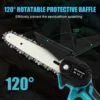 for Makita 18v brushless chainsaw, small handheld electric 8-inch logging saw mini portable chainsaw for Makita BL1830 Battery 2