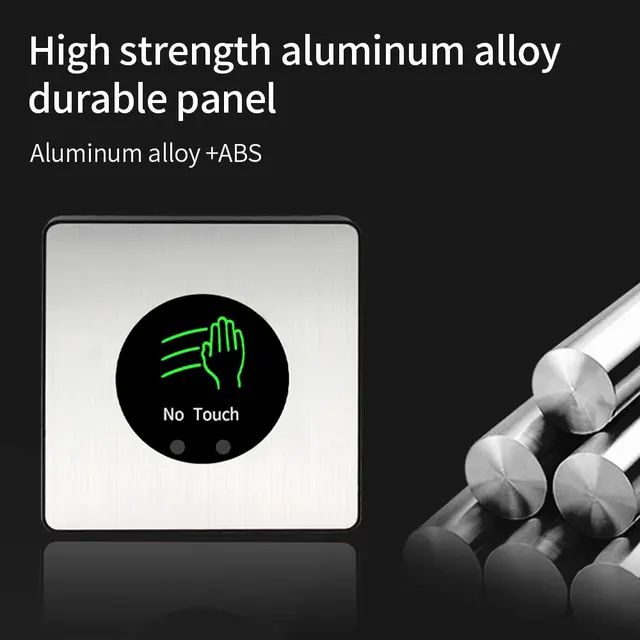 Touchless Door Access Exit Button with Infrared Sensor LED COM NO NC for Access Control System Entry 4