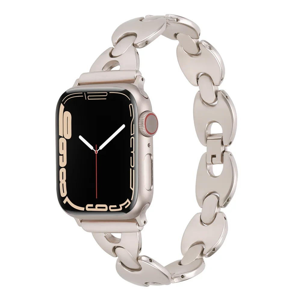 Metal Strap for Apple Watch Band 45mm 41mm Ultra 49mm Bracelet Watchband iWatch Series 9 8 7 6 5 3 SE 2 44mm 40mm 42mm 38mm Band