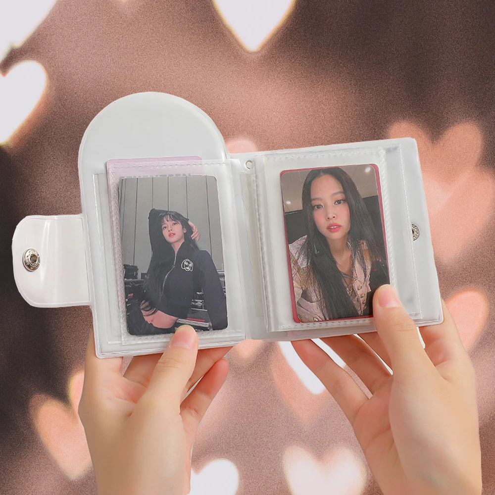 Black Pink Kpop Card Binder Big Coupon Idol Supplies Album Para Fotografias 3 Pollici Hollow Student Gift Cartoon Collect Book