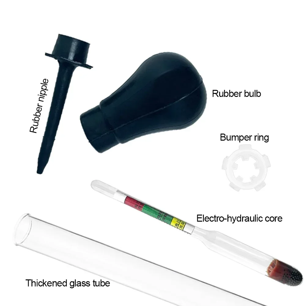 Battery Hydrometer 1.100-1.300 Electric Density Meter Suction Acid Tester Electrolyte Lead Flooded battery hydrometer tester