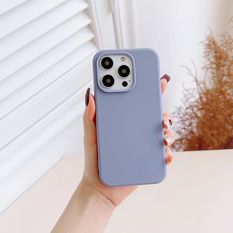 Vibrant Silicone Shockproof Phone Case - Soft Matte Finish