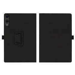 Deluxe Leather Stand Cover with Fall Prevention for DOOGEE Tab E3 Pro (Black)
