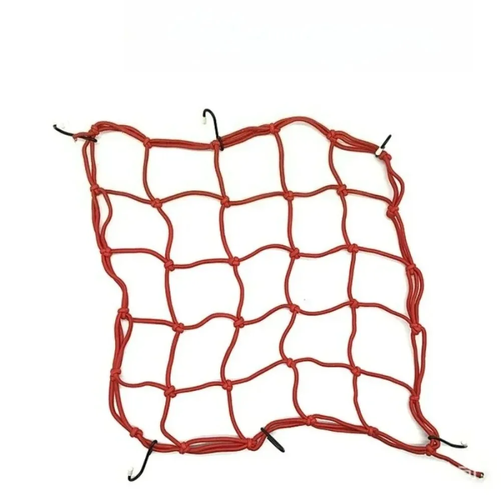 오토바이 액세서리 5가지 색상 40x40cm 오토바이 6개 후크 탄성 스트레치 네트 오토바이 보관 헬멧 연료 탱크