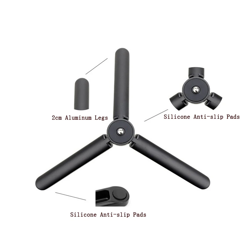 Compact Portable Selfie Stick & Tripod with Adjustable Phone Holder