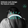 New Mini Neck Fan Portable Bladeless Hanging Neck 1200mAh Rechargeable Air Cooler 3 Speed Mini Summer Sports Fans 2
