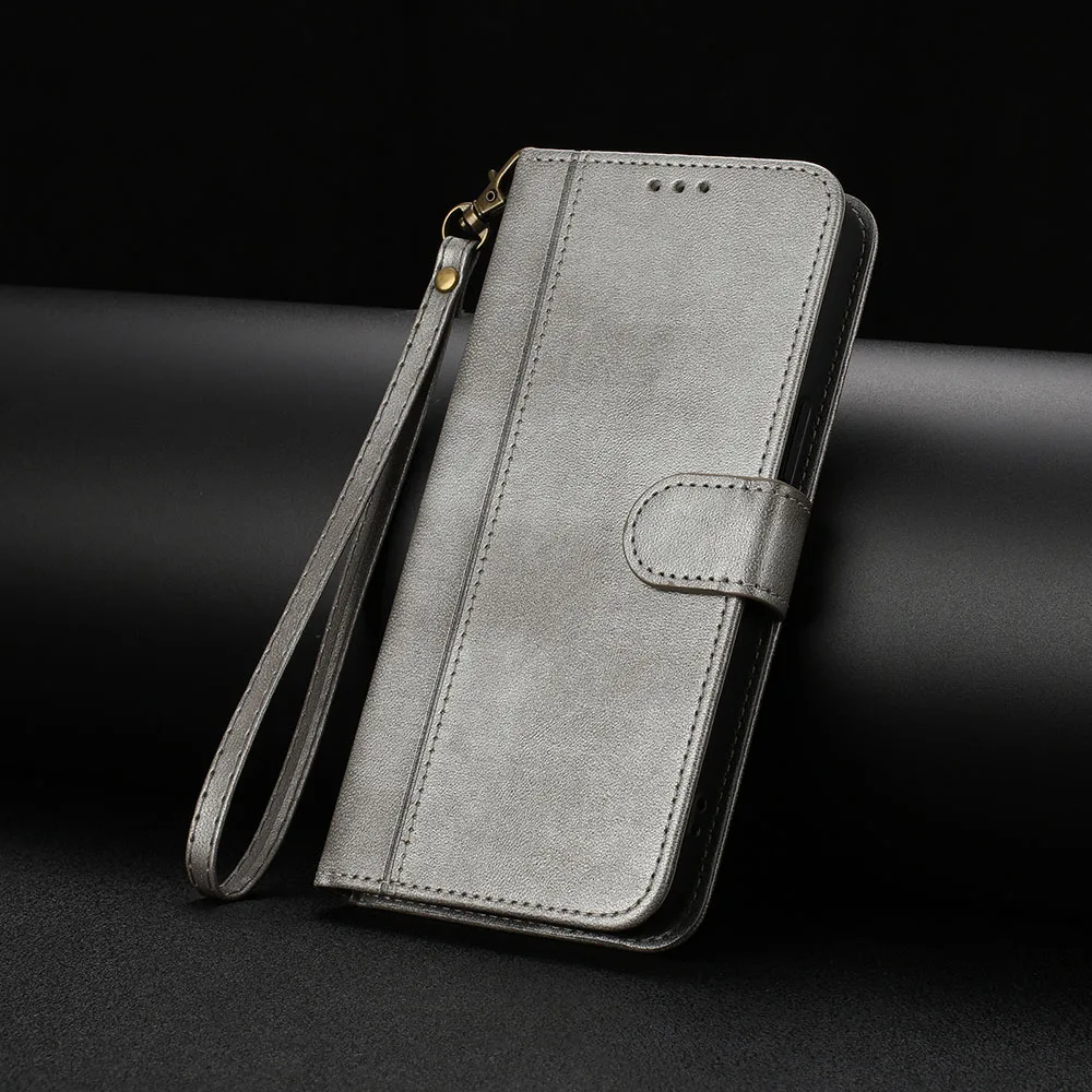 Leather Wallet Flip Case - Elegant Phone Back Cover