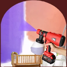 Paint Sprayer Compatible For Milwaukee M&18 18V Battery Cordless Electric Paint