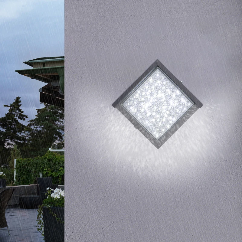 Modern Crystal LED Wall Light Outdoor Waterproof Decor Lights garden balcony terrace villa entrance door wall lamp
