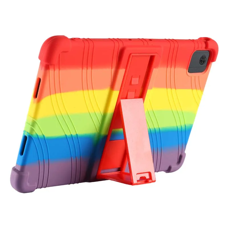 

Silicone Case For TCL Tab 10s 10L 10 5G 10 Tab Max 10.36 Soft Silicon Shockproof Kids Safe Cover 10.1 Stand Holder #S