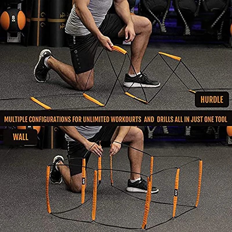 Multifunctional Agility & Speed Training Ladder for Soccer & Footwork Improvement