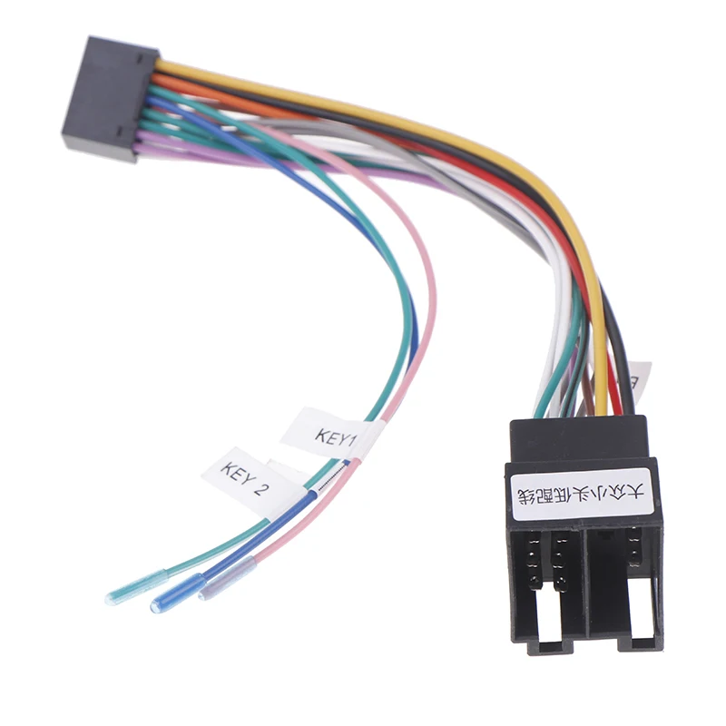 Power Connector Modified Power Cable Speaker Cable For PalmCom Android Host 16P To Volkswagen ISO Tail Audio/Video