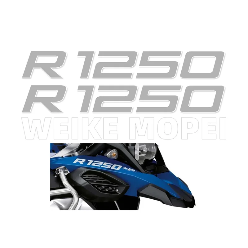 For Bmw R1250GS R 1250 Gs r1250 Motorcycle Front Headlight Fairing Stickers Moto Decals