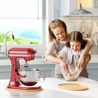 Support coulissant en bambou pour batteur KitchenAid, pour batteur vertical à tête oblique 5 QT-8QT, patin coulissant pour batteur de cuisine 4