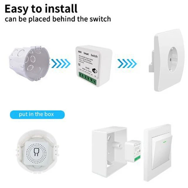 Smart Wifi Switch Smart Home Light Switches Module 2 Way Control Cozylife APP Work With Alexa Google Home Alice Smartthings 6